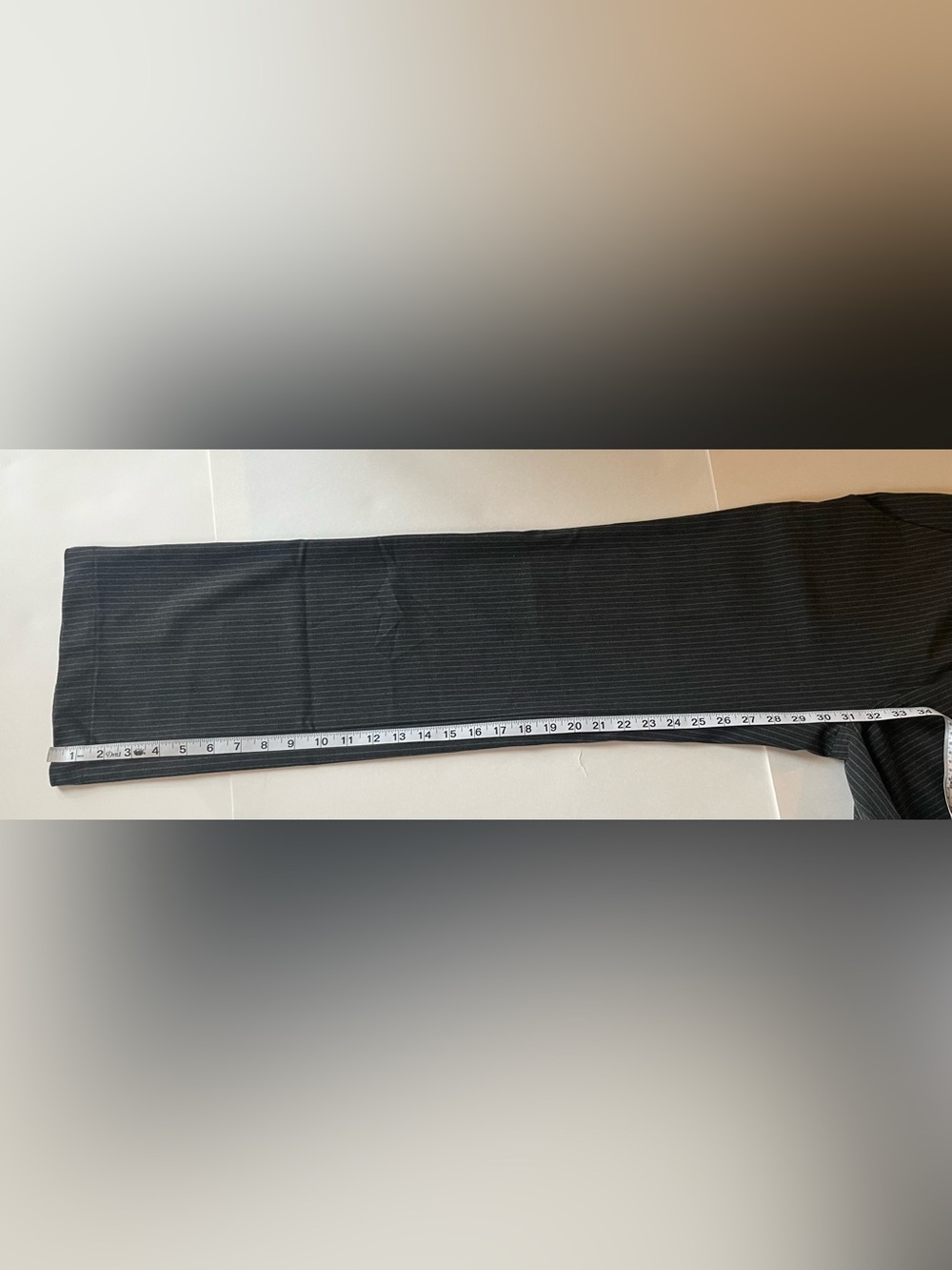 John Galt Brandy Melville Pinstripe Gray Dress Pants - Picture 6 of 7